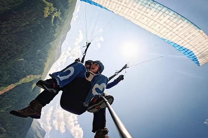 Adrenaline G-Force Paragliding Tandemflug